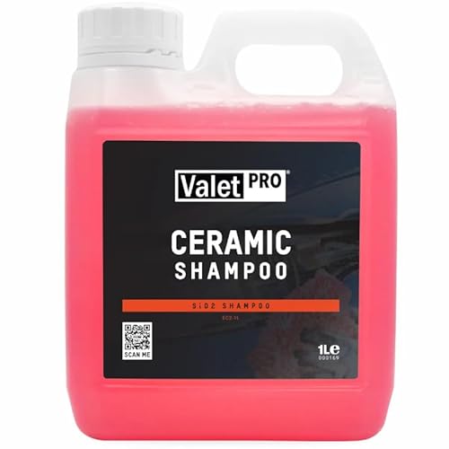 Valet PRO Ceramic Shampoo 2in1 Autoshampoo mit Keramik Versiegelung Lackreinigung mit GLANZEFFEKT & Wasserabperleffekt 1L von CHIMP TOOLS PREMIUM CAR CARE PRODUCTS