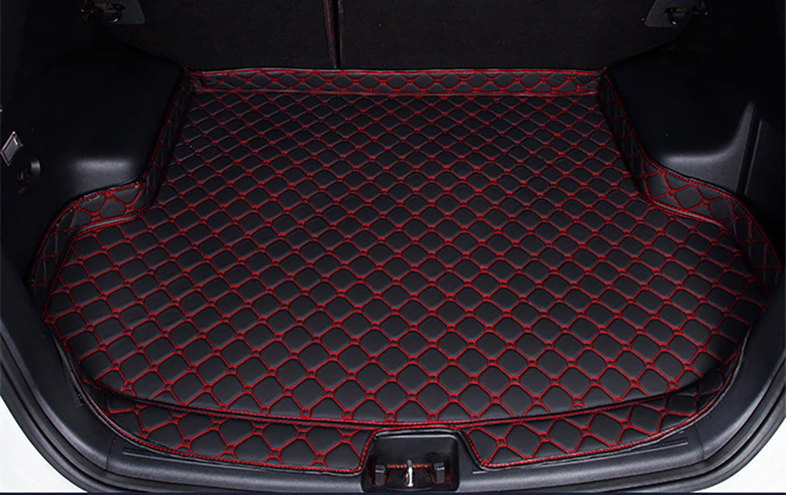 Kofferraumwanne Kofferraum Matte Für Alfa Romeo 159 (939) (Combi) 2005 2006 2007 2008 2009 2010 2011, Leder Kofferraummatten Cargo Abdeckung Teppich Liner Schwanz Boot Gepäck Pad Schutzmatte ZubehöR von CHIPEL