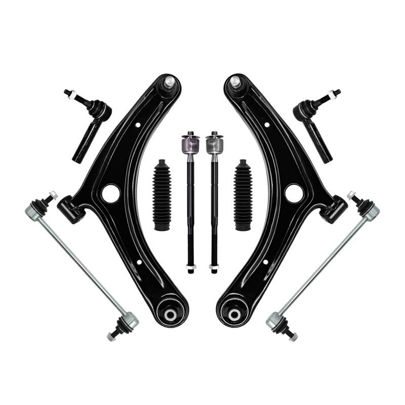 10-teiliges vorderes unteres Querlenker-Set for Querlenker, kompatibel mit Compass Patriot Dodge Caliber 2007 2008 2009 2010-2017 von CHJNUUNL