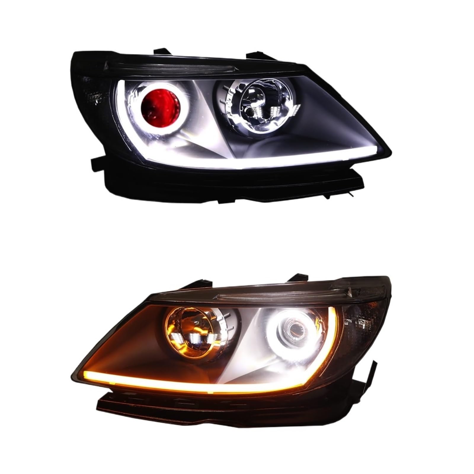 1set Auto Stoßstange Kopf Licht Kompatibel for BYD S6 Scheinwerfer 2009~2016y Xeon Birne Auto Zubehör DRL Scheinwerfer s6 Nebel Licht von CHJNUUNL