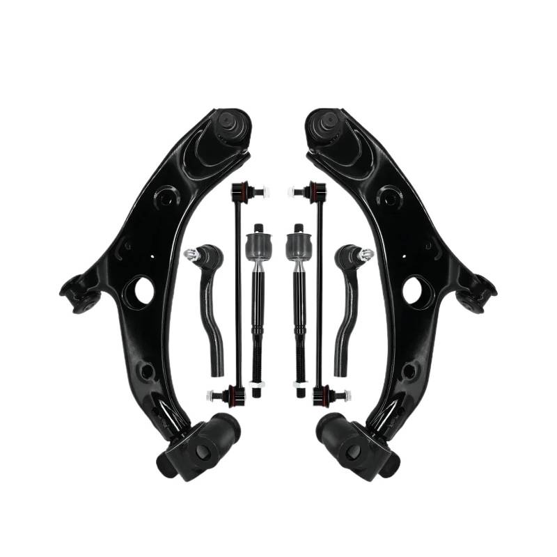 8 stücke Vorne Unten Querlenker Stabilisator Link Spurstangenkopf Kit Kompatibel for Mazda 3 Sport 2014 2015 2016 2017 2018 B45A34300E von CHJNUUNL