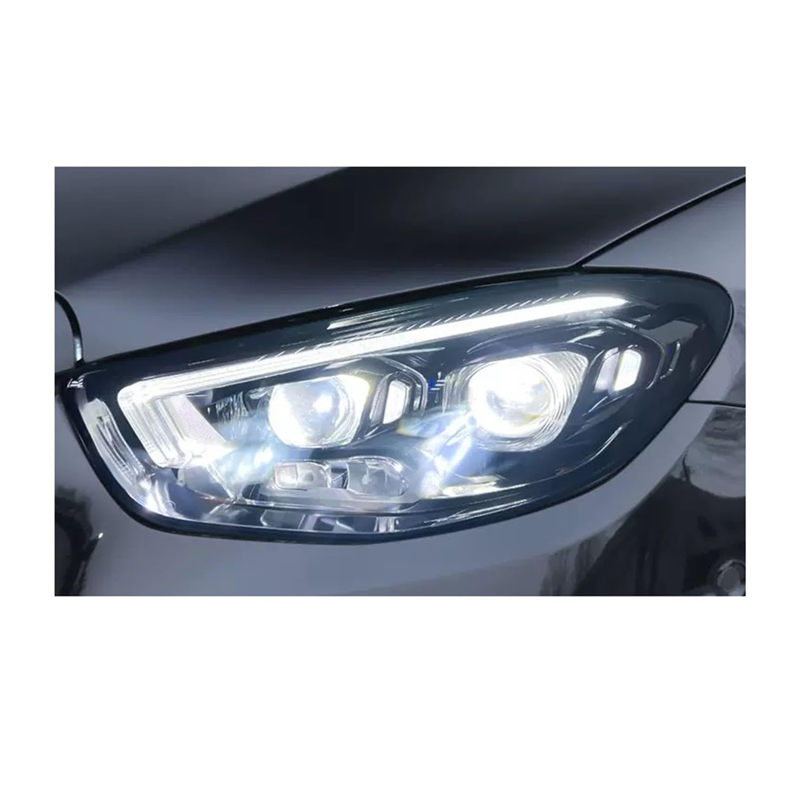 Auto-Styling Kompatibel for Mercedes Benz W213 Scheinwerfer 2016-2022 E-Klasse Scheinwerfer E260 E300 DRL Blinker Fernlicht Projektorlinse(16-20) von CHJNUUNL