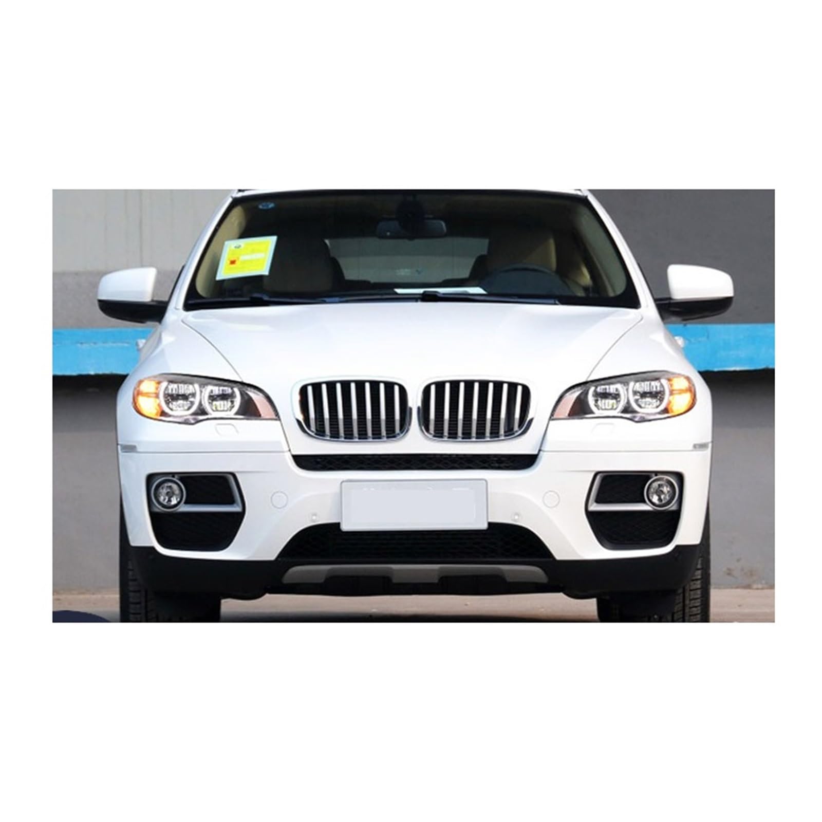 Auto-Styling-Scheinwerfer, kompatibel mit BMW X6 E71-Scheinwerfern 2007–2013, X5 E70, Angel Eye-Scheinwerfer, DRL-Signallampe, Autozubehör(Right Rudder) von CHJNUUNL