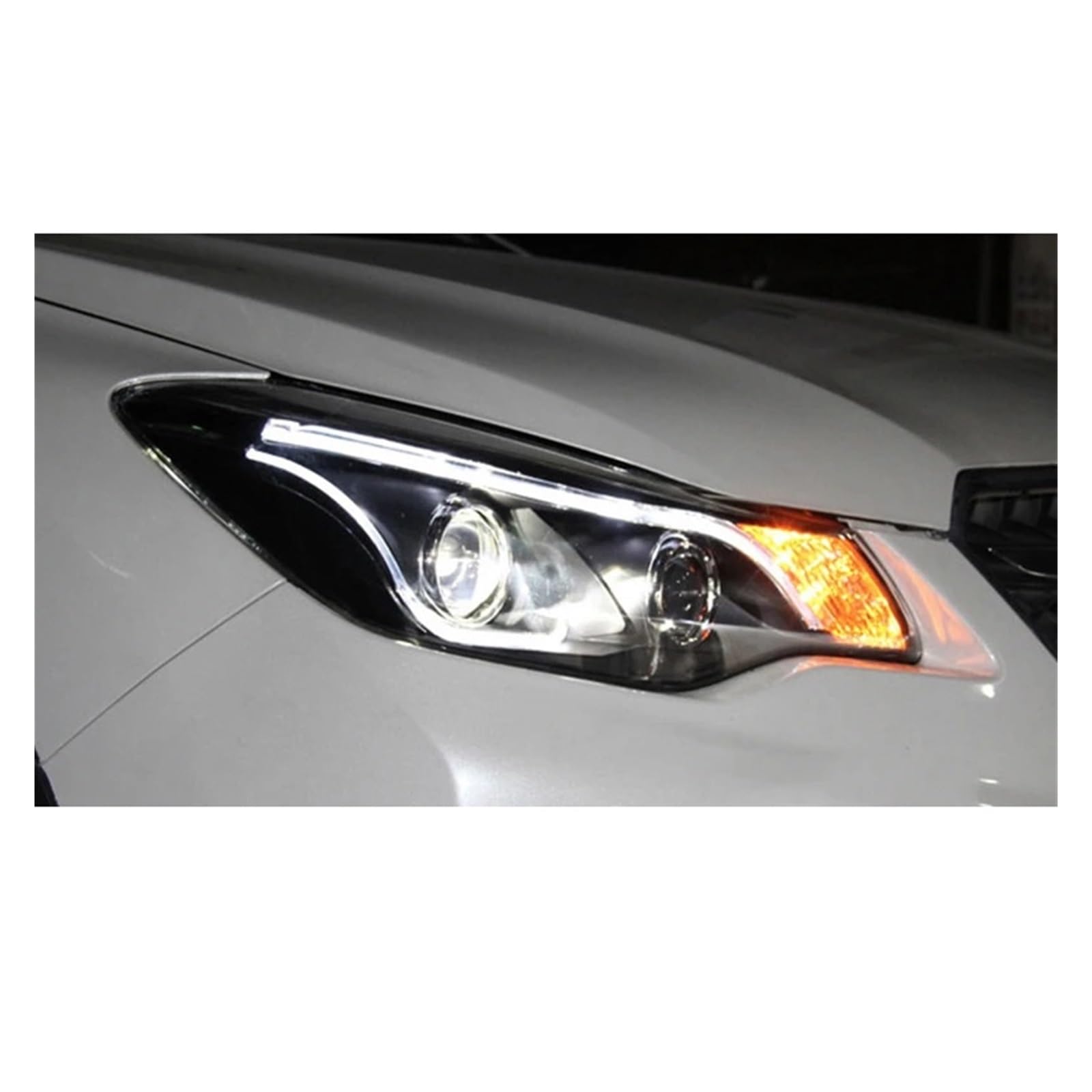 Auto Styling Scheinwerfer Kompatibel for Subaru XV Scheinwerfer 2011-2015 Kopf Lampe DRL Signal Projektor Objektiv Automotive(Headlight) von CHJNUUNL