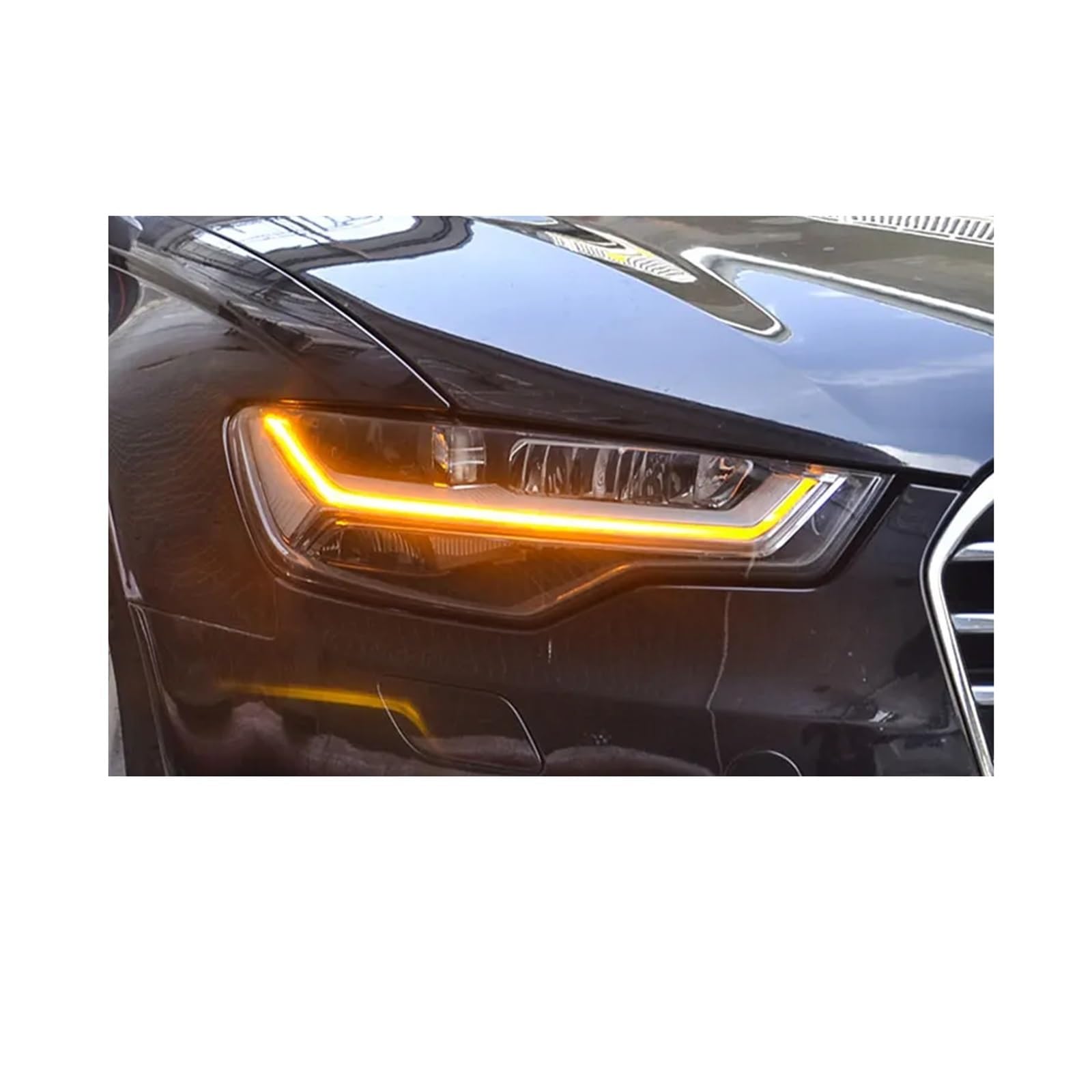 Autolichtbaugruppe Kompatibel for A6-Scheinwerfer 2012-2018 A6L C7-Scheinwerfer DRL-Scheinwerfer Autozubehör(Headlights,2012-2015) von CHJNUUNL