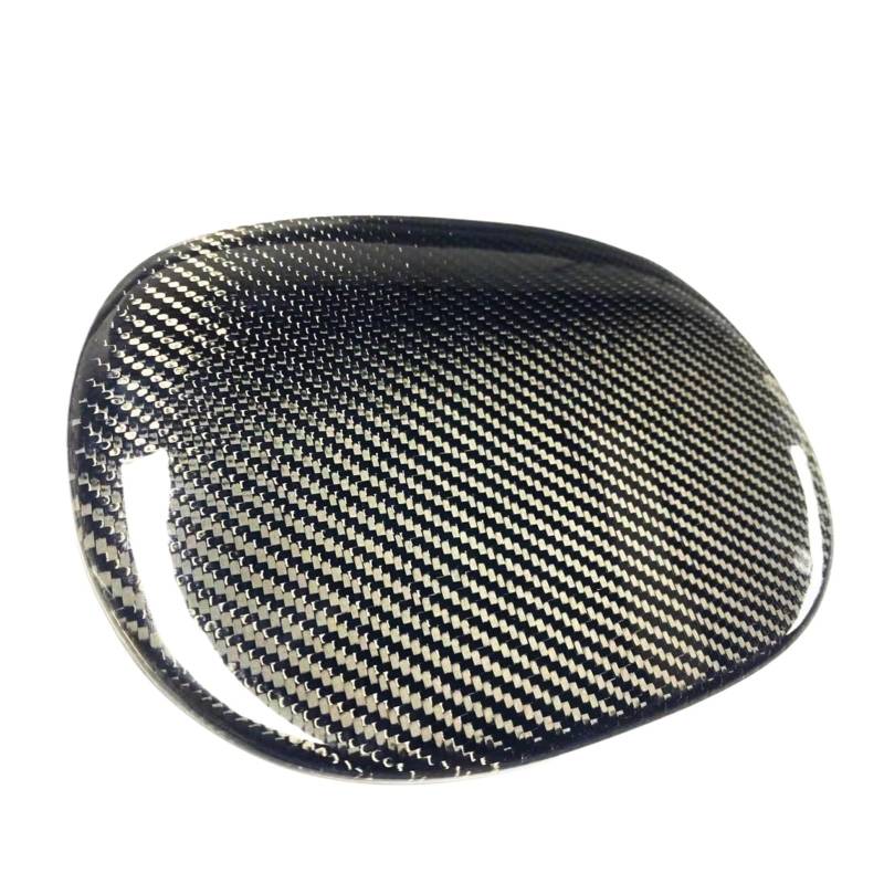 Kompatibel for Benz GLA250 GLA45 AMG 2014–2018, Aufkleberverkleidung aus echtem Karbon, for den Außenbereich, Kraftstofftank, Gas, Öl, Abdeckung, Zugangsdeckel von CHJNUUNL