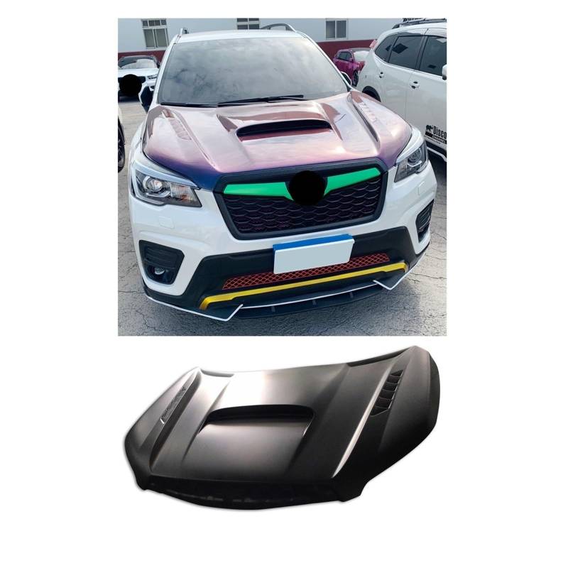 Kompatibel for Subaru Forester XV Lions Modifizierten Kohlenstoff-Faser Motor Front Hood Mesh Sti Aussehen Teile Surround(Five Generation Fore-01) von CHJNUUNL