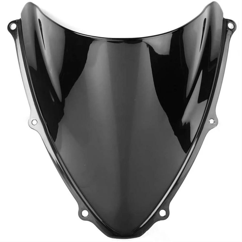 Motorrad-Windschutzscheibe Motorrad-Windschutzscheibe Für S&uzuk&i GSXR600 GSXR750 K6 K7 2006 2007 Deflector Shield Screen(Black-1) von CHLKEAMEE