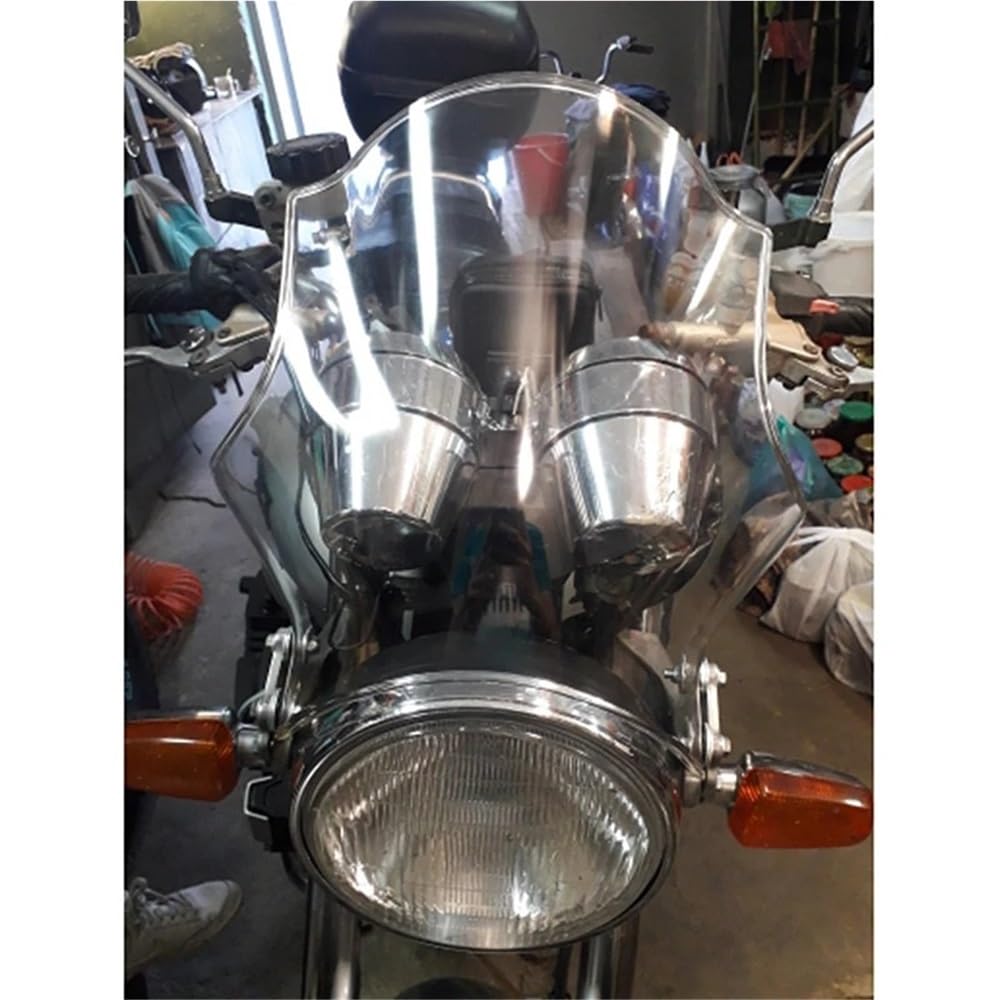 Motorrad-Windschutzscheibe Straßenmotorrad-Windschutzscheiben-Windschutzscheibe Für K&awasak&i ZRX1100 ZRX1200 ZRX400 ZR7 ZR750 ZR550 ER5 750 550(6) von CHLKEAMEE