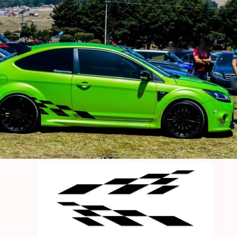 Auto Beide Seite Aufkleber DIY Racing Sport Styling Vinyl Aufkleber Grafik Dekor Aufkleber, für Audi, für Hyundai, für Nissan, für Subaru, für Ford, für Mini von CHLSHZXD