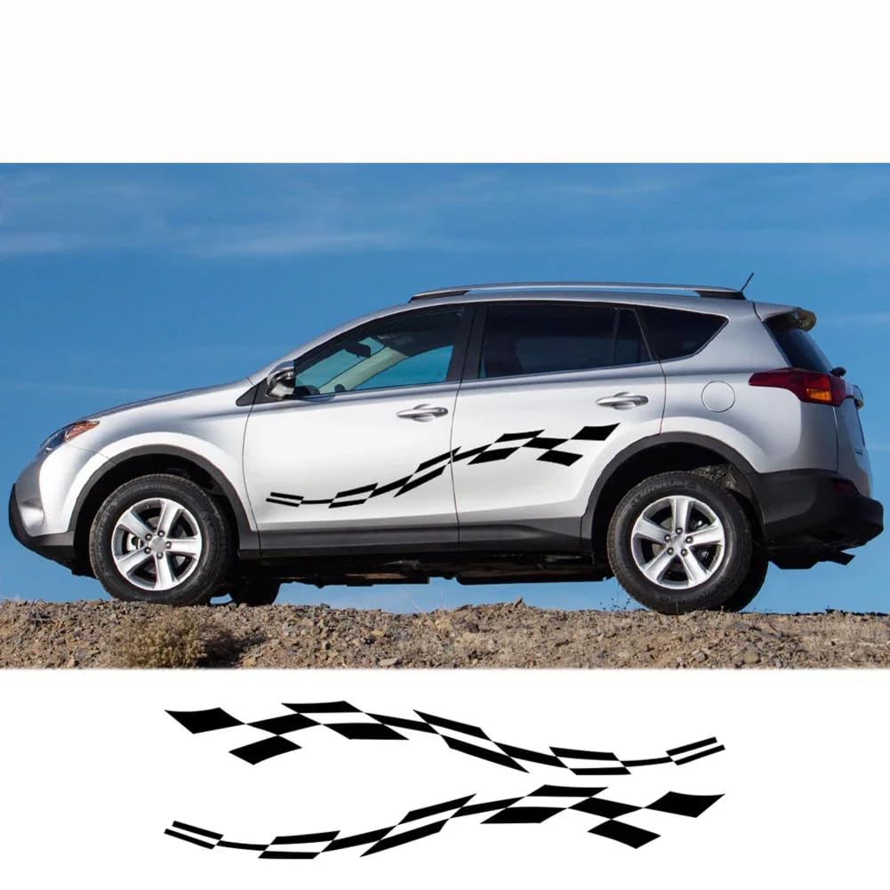 Auto SUV Aufkleber, für Toyota RAV4 Hyundai Tucson Kia Sportage Subaru, Förster Grafik Gitter Vinyl Dekor Aufkleber Auto Zubehör von CHLSHZXD