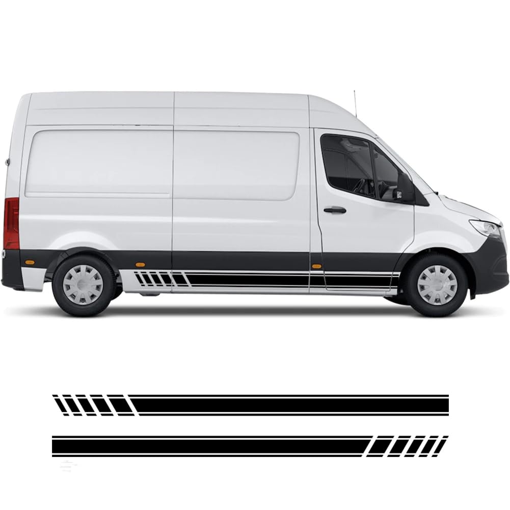 Autoaufkleber, für Mercedes Benz Sprinter W903 W906 W907 Wohnmobil Streifen Camper Van DIY Grafik Dekor Aufkleber Auto Zubehör von CHLSHZXD