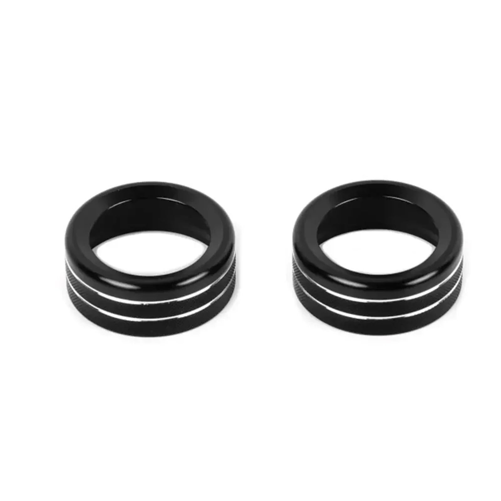 CHQAMRCTY 2PCS Center Konsole Audio Schalter Knopf Trim Ring Center Control Ring Knopf Trim Abdeckungen for Bronco for Sport 2021 + schwarz von CHQAMRCTY