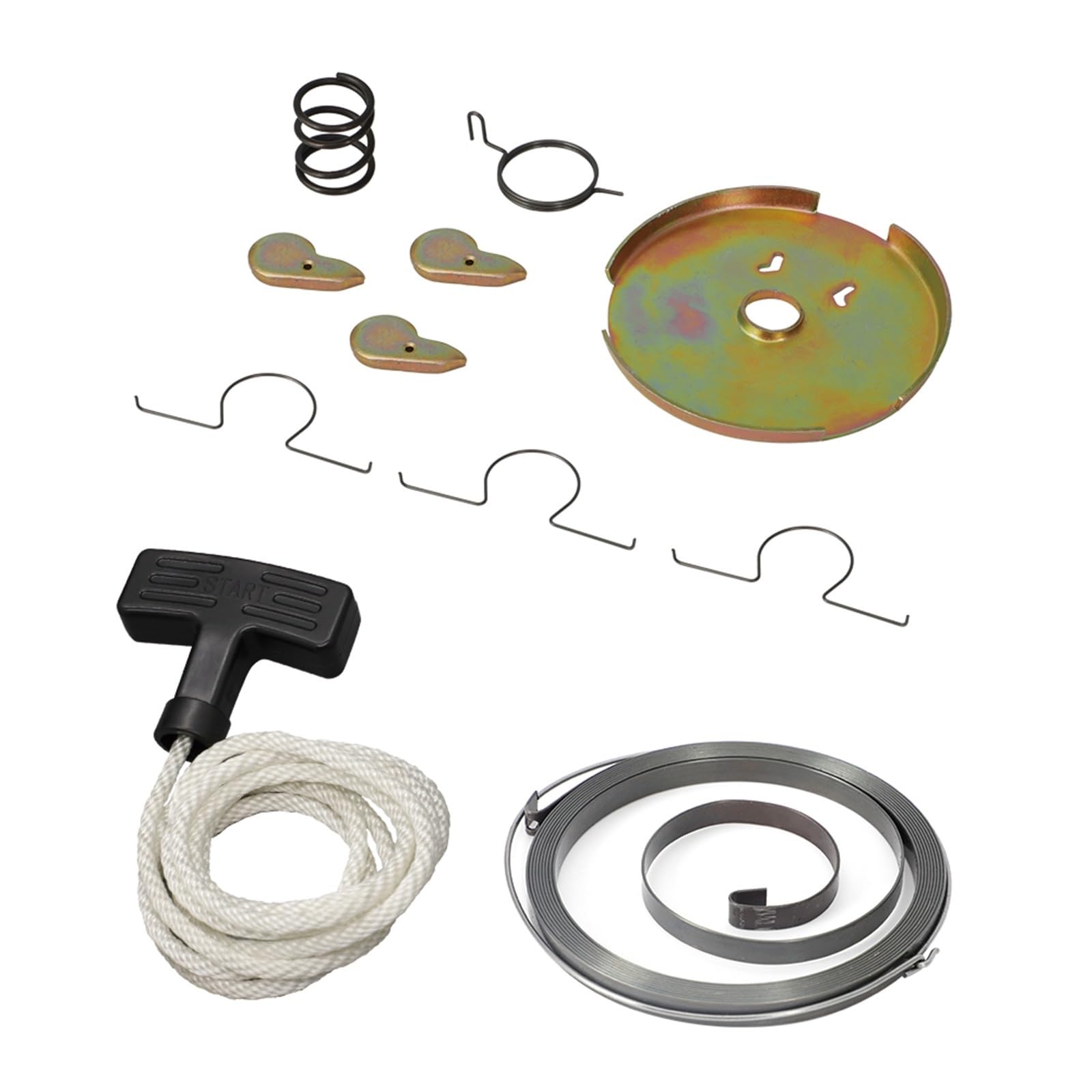 CHQAMRCTY Recoil Starter Frühling Seil Griff Pull Start Rebuild Kit for Honda for ATC 110 81-83 ATC185S 185 200S/E 70-84 von CHQAMRCTY