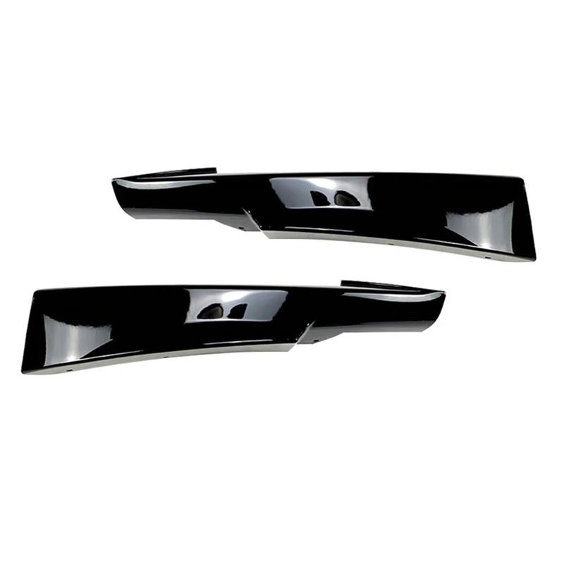 CHQAMRCTY for BMW 3 Serie E90 320i 330i for M-Tech LCI 2009-2012 Modifikation Frontstoßstange Ecke Seite Splitter Abdeckung Nebelscheinwerfer Ansaugspoiler (Glossy Black) von CHQAMRCTY