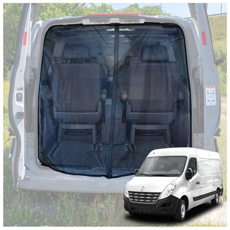 CHROMEMASTER | Magnetisches Fliegengitter für Camper, Campervan, Wohnmobil | Kompatibel mit Renault Master 2011-2020 | Moskitonetz, Schutzgitter Gegen Insekten, Ungeziefer, Mücken und Spinnen von CHROMEMASTER