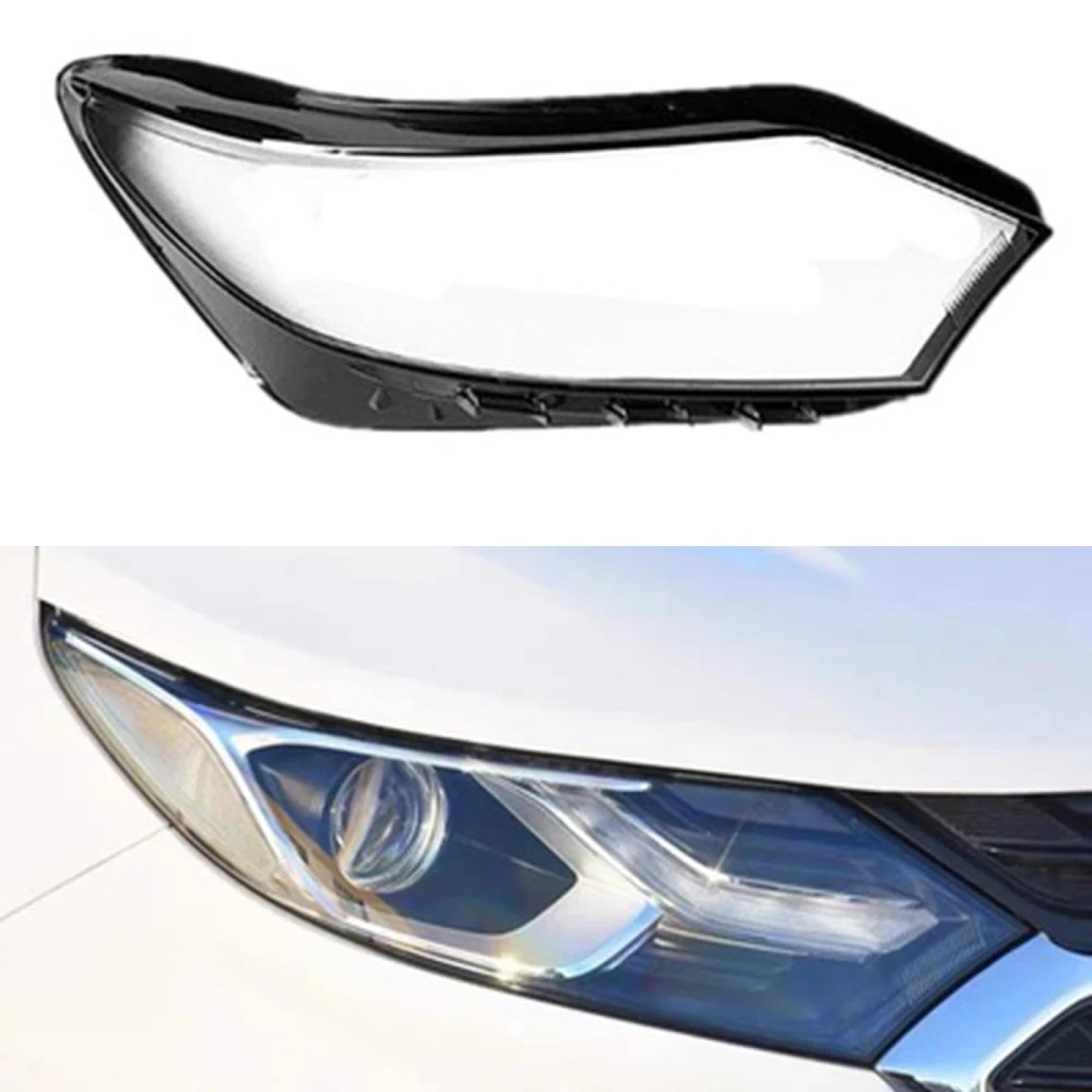 CHROX Für Chevrolet Equinox 2017 2018 2019, Auto-Frontscheinwerfer, Glas-Scheinwerfer, transparente Lampenschirmlampe Auto klare Linsen hülle Abdeckung von CHROX