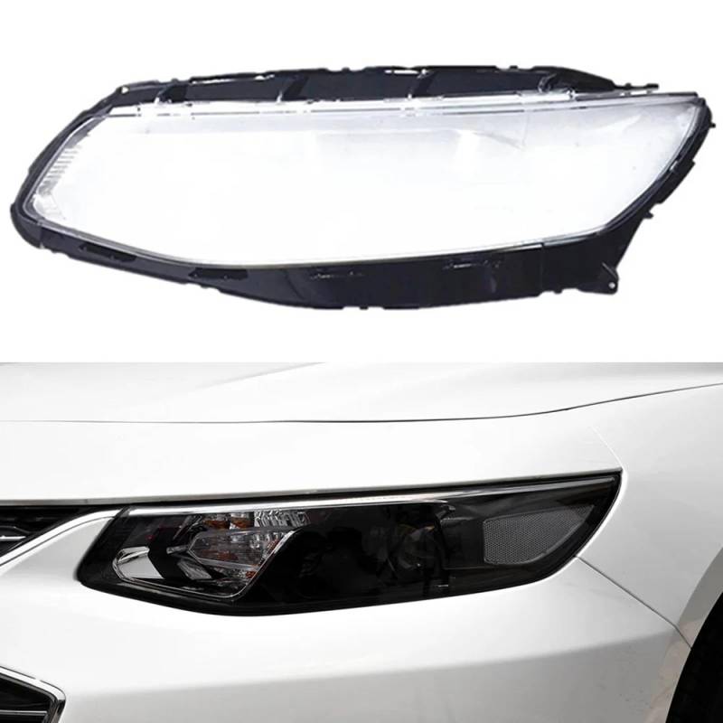 CHROX Für Chevrolet Malibu XL 2016 2017 2018, Auto-Frontscheinwerferabdeckung, transparente Lampenschirme, Lampe Auto klare Linsen hülle Abdeckung von CHROX