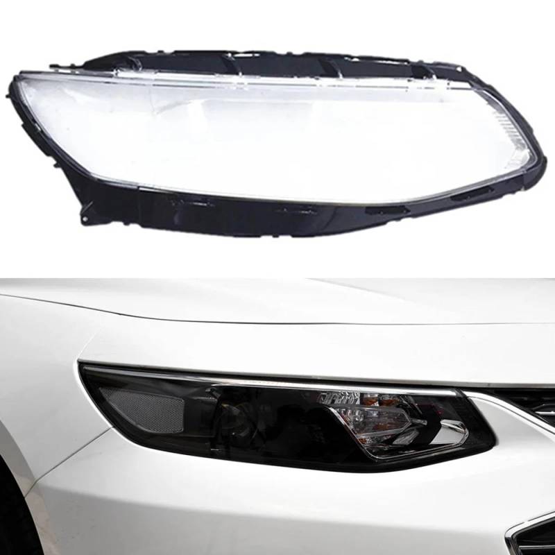 CHROX Für Chevrolet Malibu XL 2016 2017 2018, Auto-Frontscheinwerferabdeckung, transparente Lampenschirme, Lampe Auto klare Linsen hülle Abdeckung von CHROX