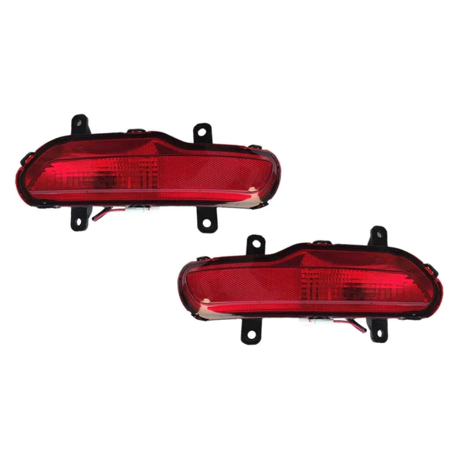 CHROX Für Great Wall Volex C30 2015–2016, 4116300xj37xa 4116400xj37xa Auto-Heckstoßstangen-Reflektorlampe, Bremslampe, Bremslicht mit Glühbirnen Auto Heckstoßstangenleuchte von CHROX