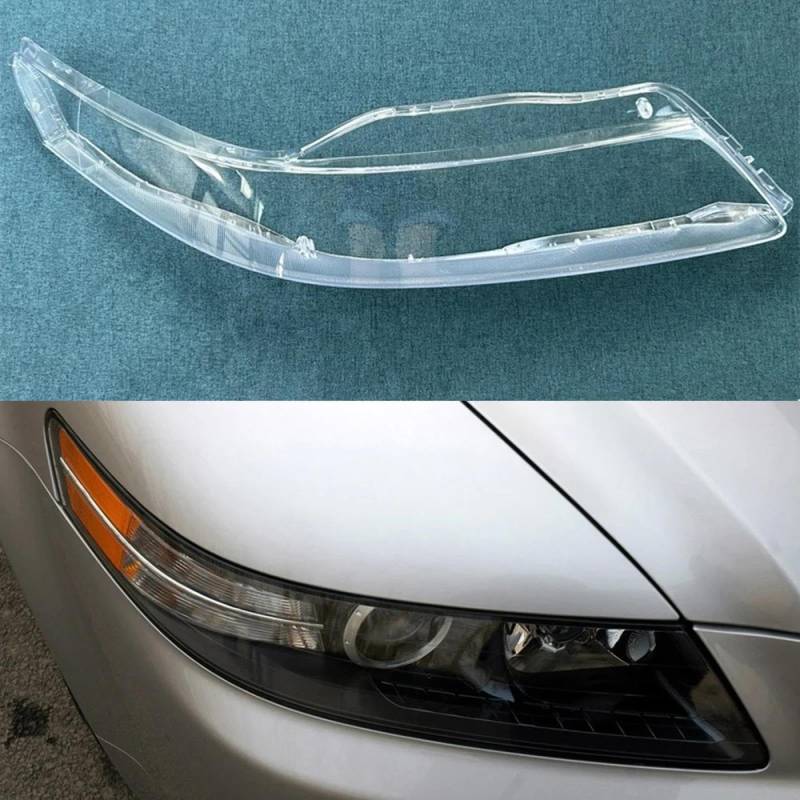 CHROX Für Hon=da Acura Tl 2006, Autoscheinwerfer-Abdecklinse, Frontscheinwerfer-Glasscheinwerfer, transparente Lampenschirmlampe Auto klare Linsen hülle Abdeckung von CHROX