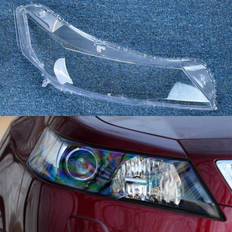 CHROX Für Hon=da Acura Tl 2009–2014, Auto-Scheinwerferabdeckung, Auto-Scheinwerferschale, Lampenabdeckung, transparenter Lampenschirm Auto klare Linsen hülle Abdeckung von CHROX