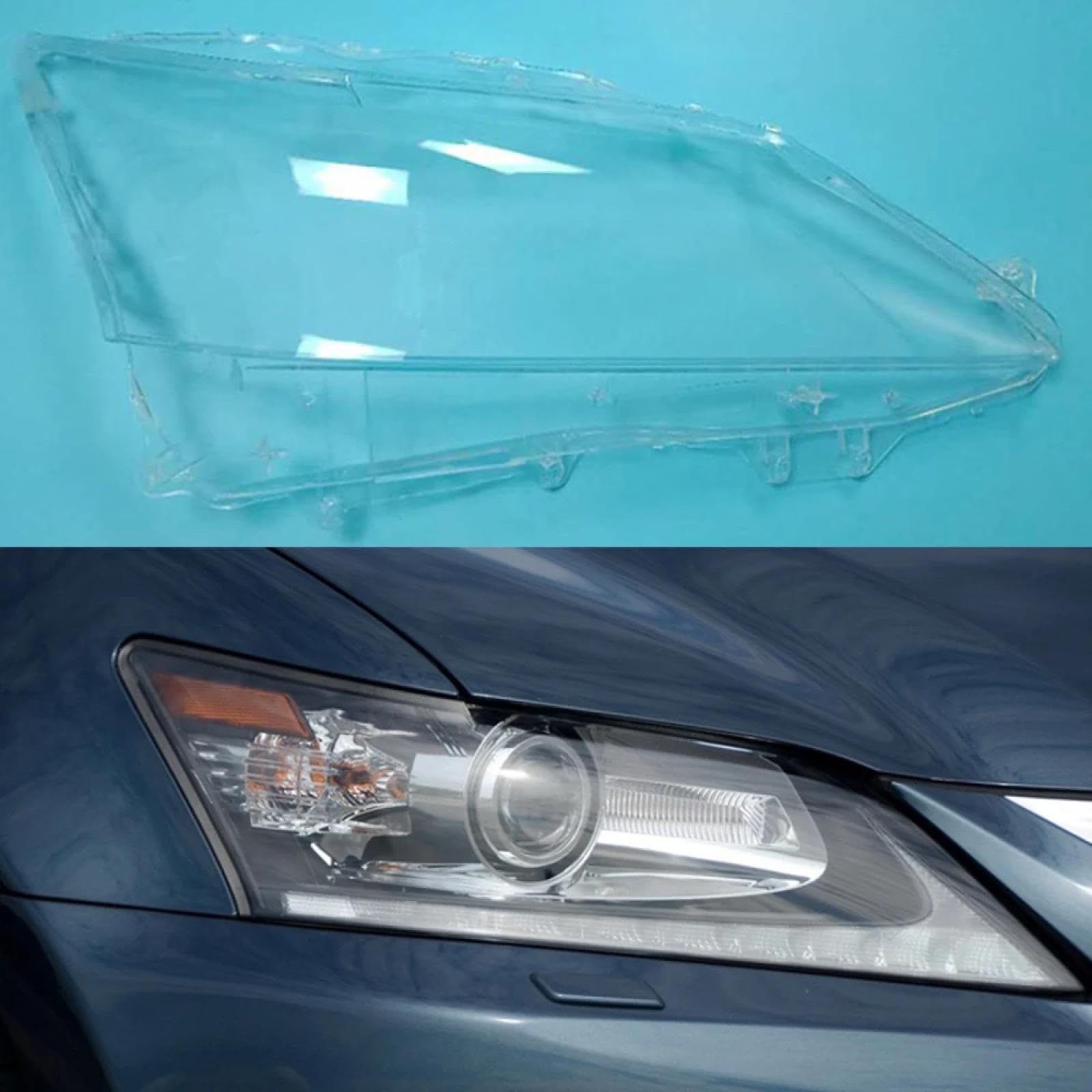 CHROX Für Lexus Gs250 Gs350 Gs300 Gs430 2012–2015, Autolinse, Glas, Licht, Lampe, Scheinwerfergehäuse, transparent Auto klare Linsen hülle Abdeckung von CHROX