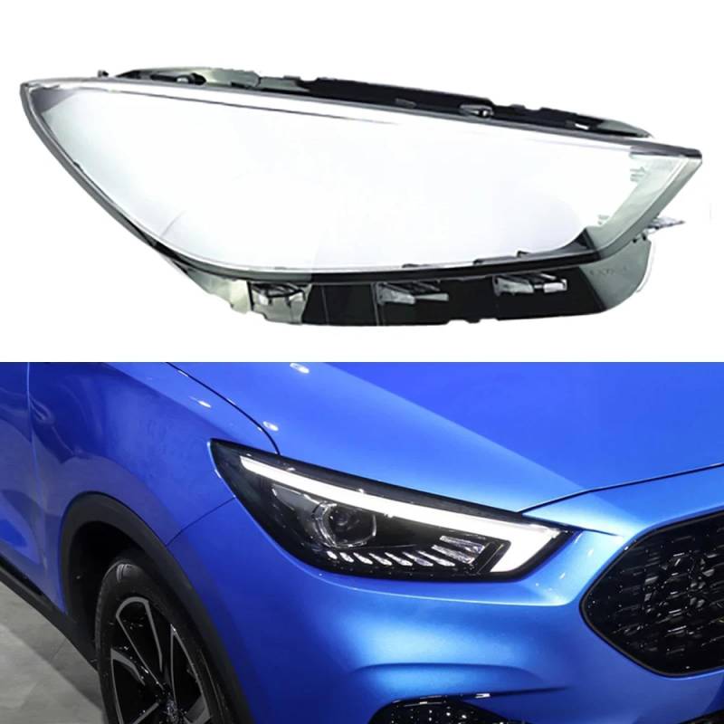 CHROX Für MG Zs 2020 2021 2022, Auto-Lampen-Lichtgehäuse, Auto-Scheinwerfer-Objektivabdeckung, transparenter Lampenschirm, klare Lampenabdeckung Auto klare Linsen hülle Abdeckung von CHROX