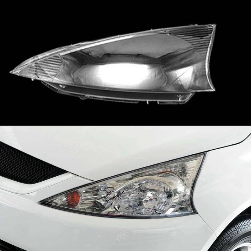 CHROX Für Mitsubishi Grandis 2009–2015, Scheinwerfergehäuse, Autofront, transparente Scheinwerferabdeckung, Scheinwerfer, Linsenkappen, Lampe Auto klare Linsen hülle Abdeckung von CHROX