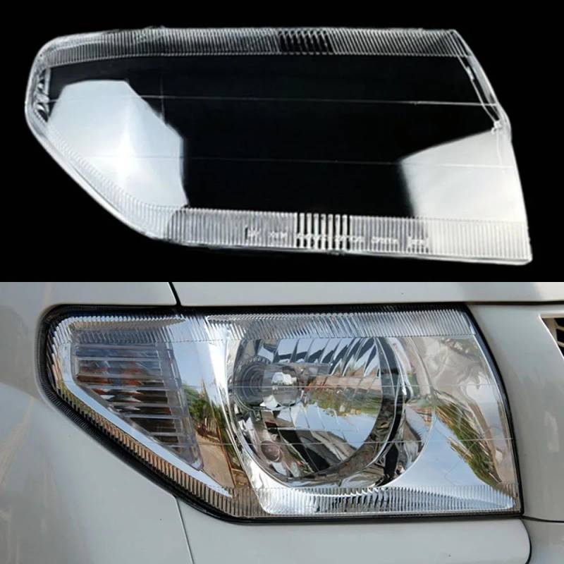 CHROX Für Mitsubishi Pajero Io H65w H66w H76w H77w Auto-Frontscheinwerfer-Abdeckung, Lampenschirm, Glas, Lampenabdeckung, Kappen, Scheinwerfergehäuse, Lampengehäuse Auto klare Linsen hülle Abdeckung von CHROX