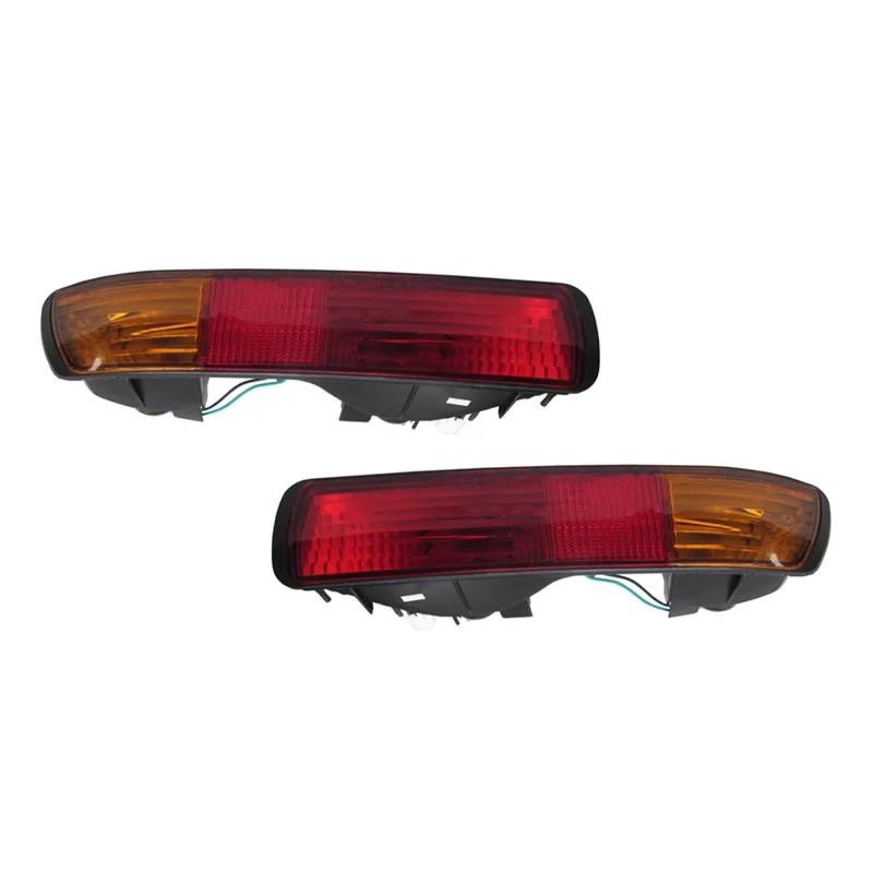 CHROX Für Mitsubishi Pajero Montero 2001–2003 V73 V75 V77, Mr570141 Mr570142 Reflektorlicht für die hintere Stoßstange, Blinker, Bremsleuchte Auto Heckstoßstangenleuchte von CHROX