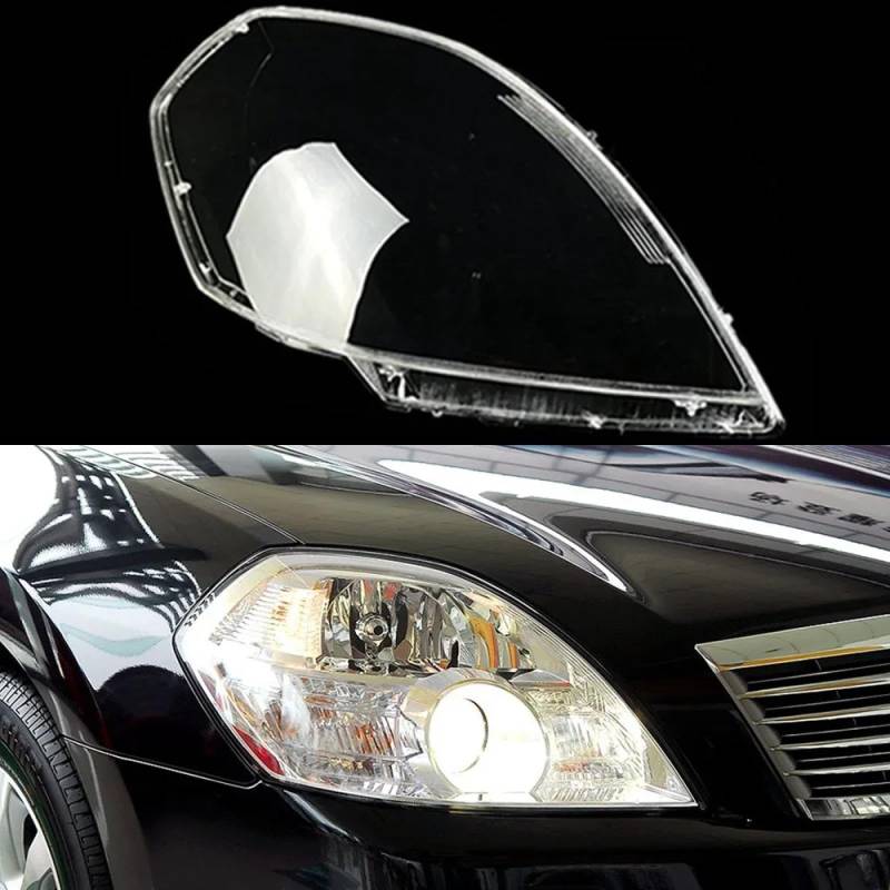 CHROX Für Nissan Teana 2006 2007, Autolinse, klares Licht, Lampen-Scheinwerferschale, Auto-transparenter Lampenschirm, Lampenabdeckung, Scheinwerferabdeckung Auto klare Linsen hülle Abdeckung von CHROX