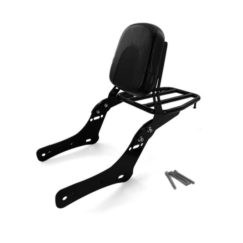 Motorrad Abnehmbare Hinten Bar Rückenlehne Kissen Pad Mit Gepäck Fit Für S 650 VN650 EN650 2015-2023 von CHROX