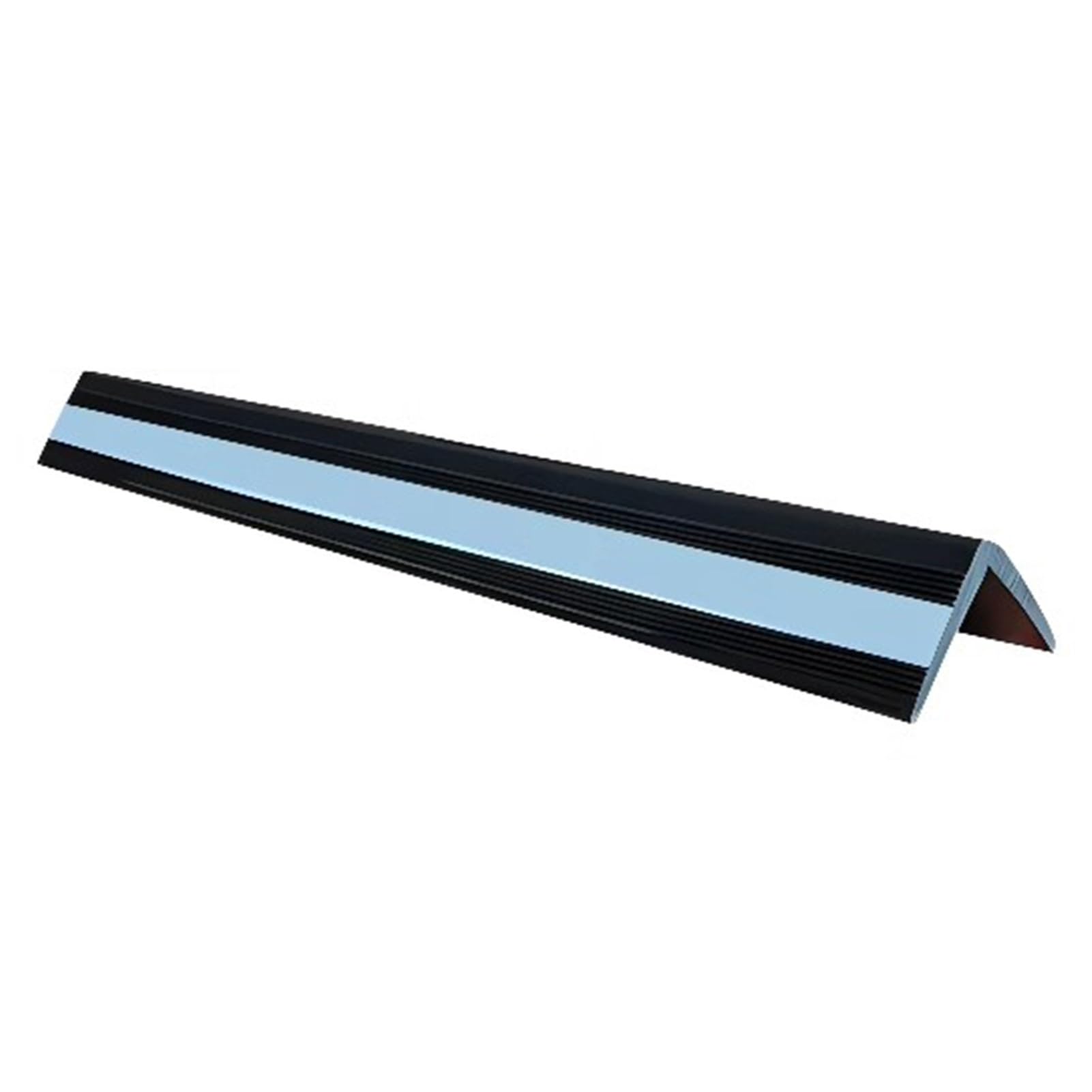 CHUDOU Reflektierender Eckenschutz, Wand-Eckschutz for Parkhäuser, 1 cm dicke Gummisäule for Lager, reflektierende Werkstatt-Eckschützer for Garagenwände (Farbe: Grau, Größe: 4 Stück)(Black,5pcs) von CHUDOU