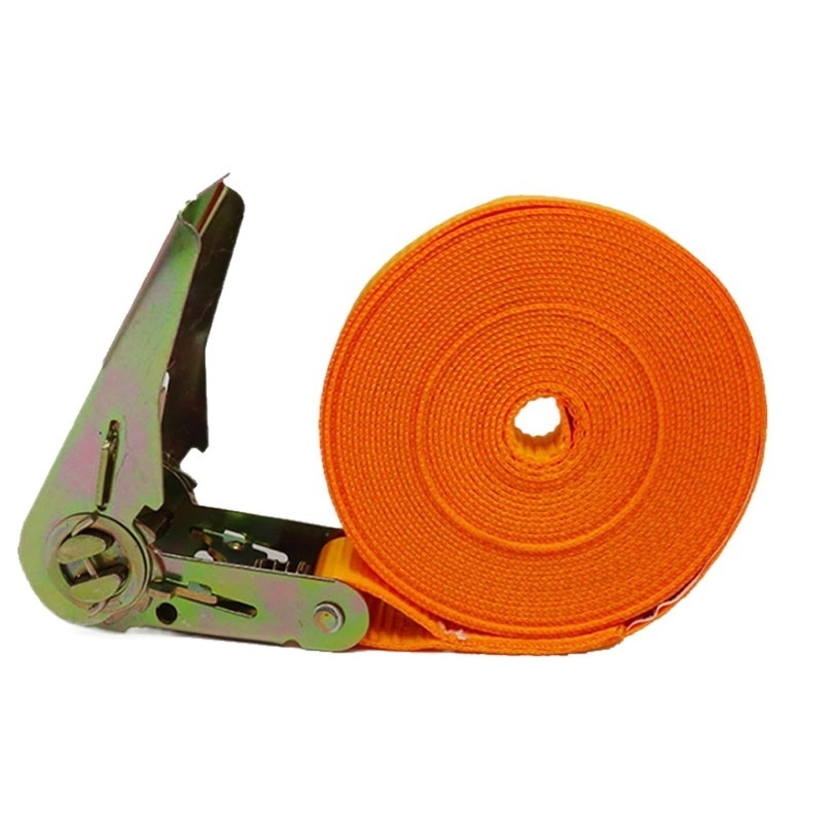 Ratschengurte, Ratschen-Zurrgurte 3/4/6 m, strapazierfähiger Zurrgurt for Ladung, Gepäckzurrung, starker Ratschengurt mit Metallschnalle, Orange (Farbe: 4 m)(4m) von CHUDOU