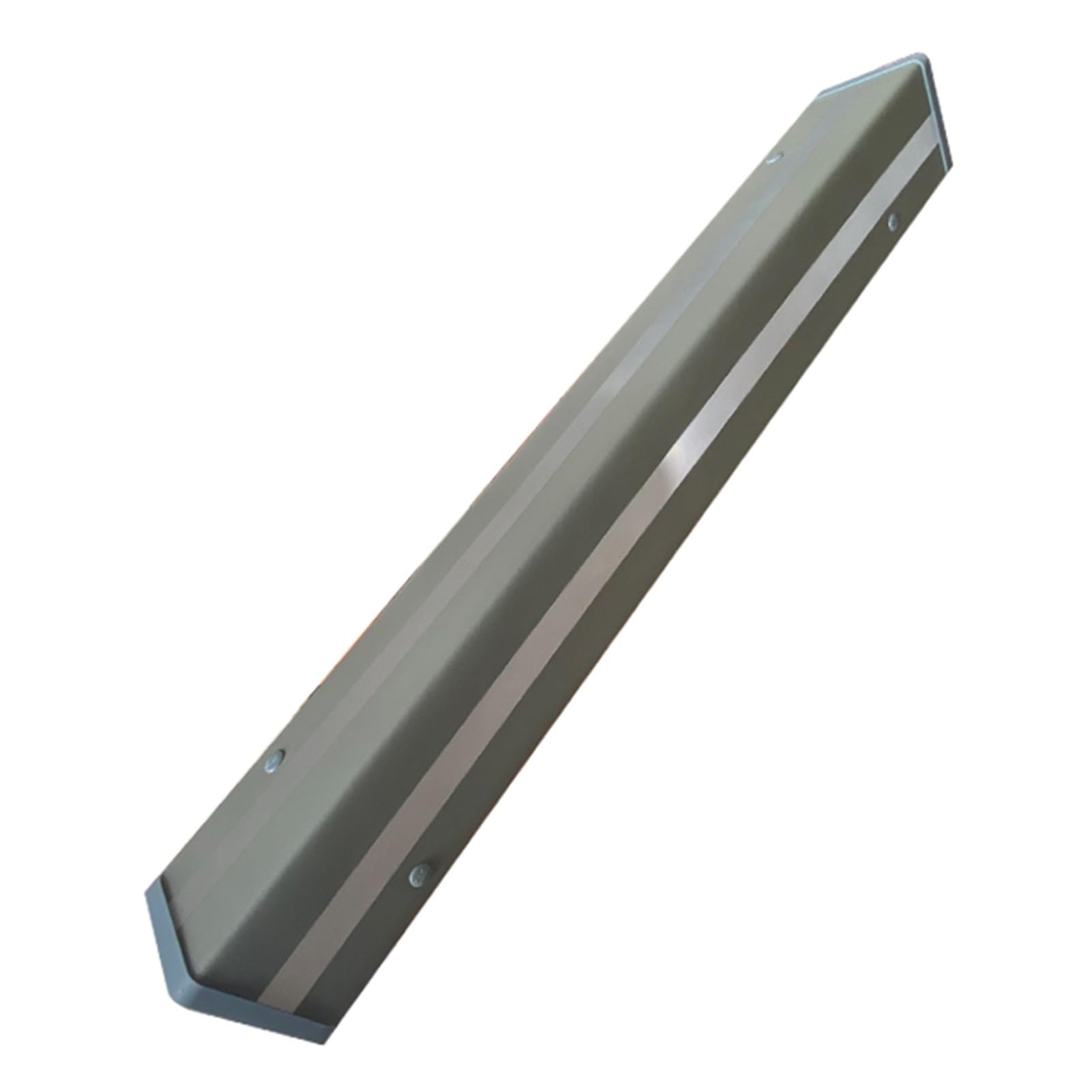 Reflektierender Eckenschutz, Wand-Eckschutz for Parkhäuser, L-förmige Gummisäule, reflektierender Eckenschutzstreifen, Schutz for Garagen im Erdgeschoss, Wand-Eckschutz, 1 cm dick (Farbe: Grau, Größe: von CHUDOU