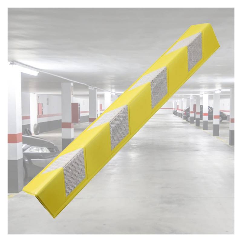 Reflektierender Eckenschutz, Wand-Eckschutz for Parkhäuser, L-förmiger Eckenschutz aus EVA-Schaumstoffstreifen, hochbelastbarer, reflektierender Eckschutz for die Garage im Erdgeschoss, 0,6 cm dick (F von CHUDOU