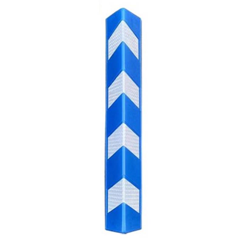 Reflektierender Eckenschutz, Wand-Eckschutz for Parkhäuser, L-förmiger Eckenschutz aus EVA-Schaumstoffstreifen, wasserdichter reflektierender Bodenschutz for Wand-Eckschützer, 80 cm (Farbe: Blau, Größ von CHUDOU