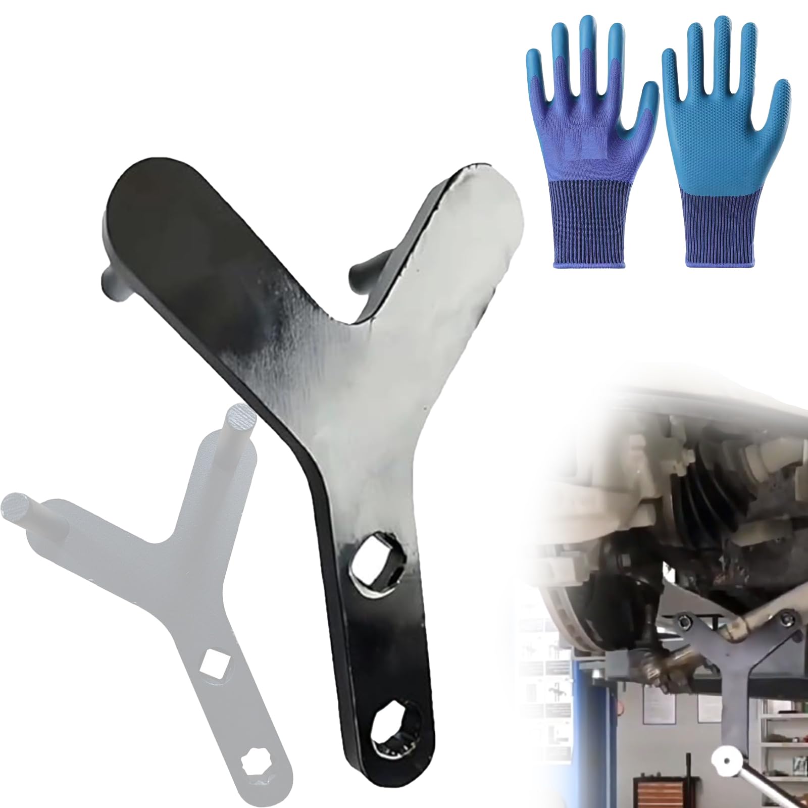 Automobil Unterer Steuerarm und Kugelgelenk Removal Tool, Einfache Entfernung von Steuerarmen, Steuerarm Hebel Werkzeug, Auto Reparatur Werkzeuge (1pcs) von CHUNLIGOUJI