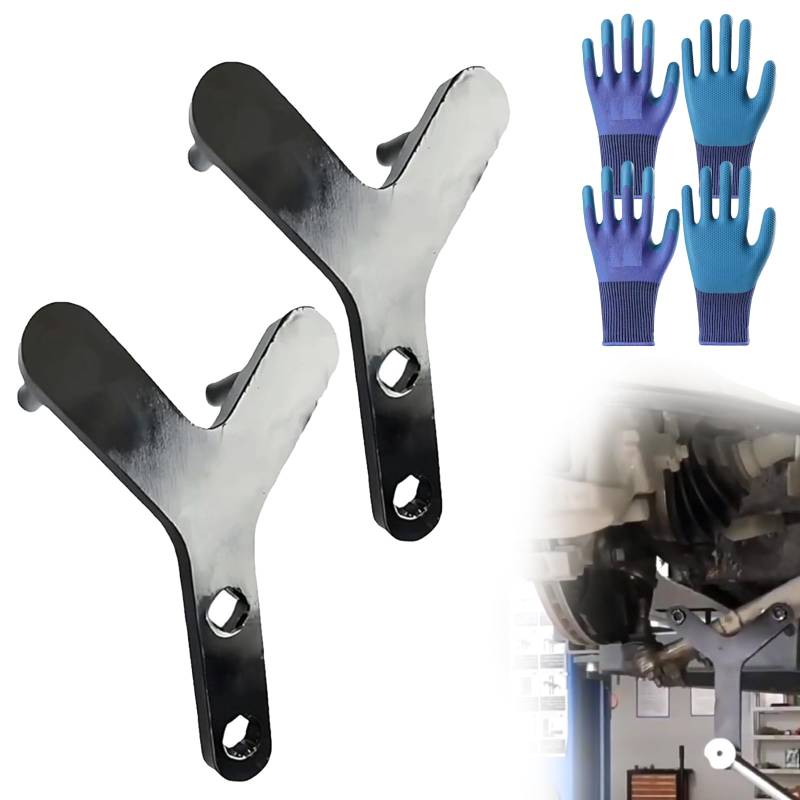 Automobil Unterer Steuerarm und Kugelgelenk Removal Tool, Einfache Entfernung von Steuerarmen, Steuerarm Hebel Werkzeug, Auto Reparatur Werkzeuge (2pcs) von CHUNLIGOUJI