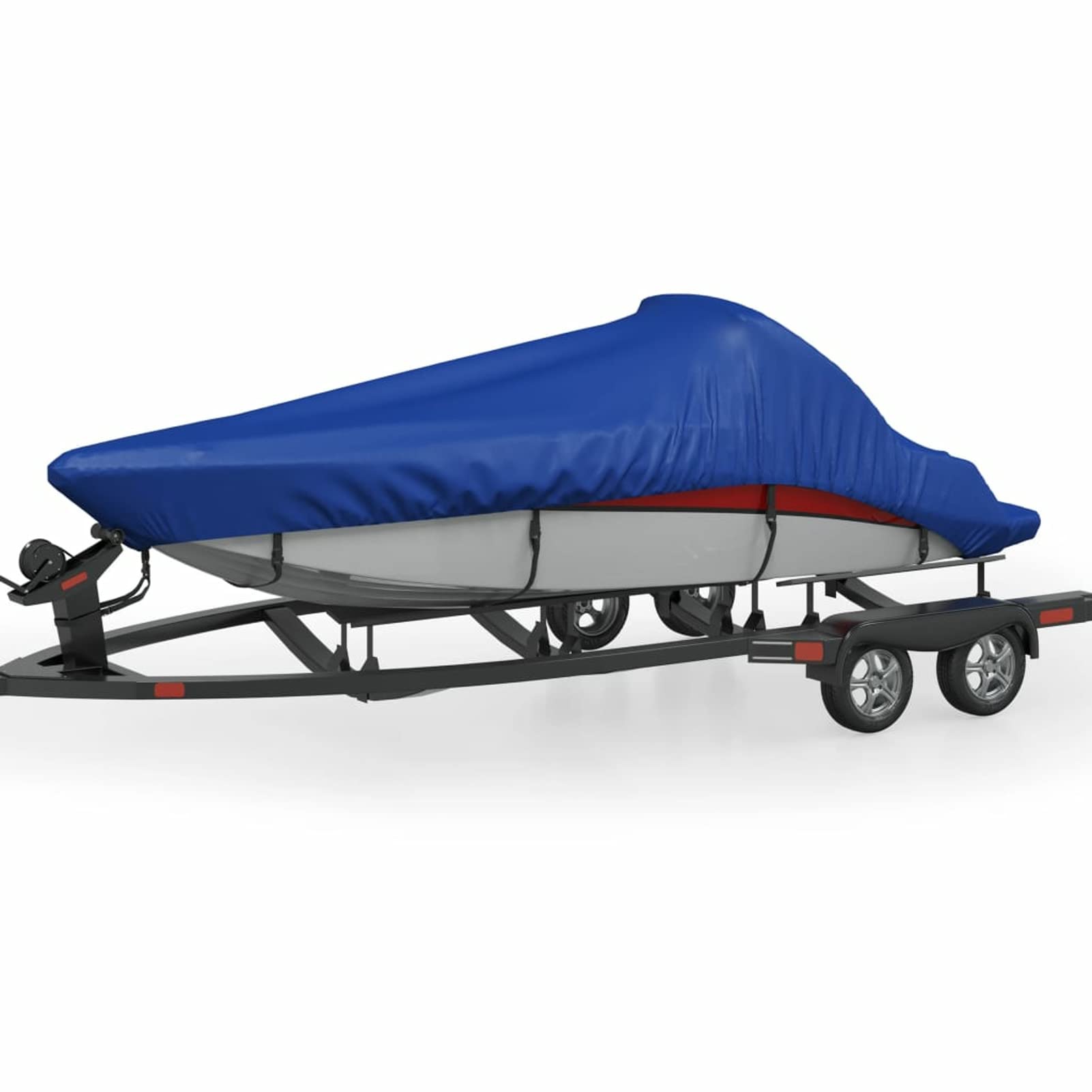 Bootsplane Blau 830x450 cm, CIADAZ Boat Cover, Bootsabdeckung, Persenning, Abdeckplane Boot, Persenning Boot, Außenborder Abdeckung von CIADAZ