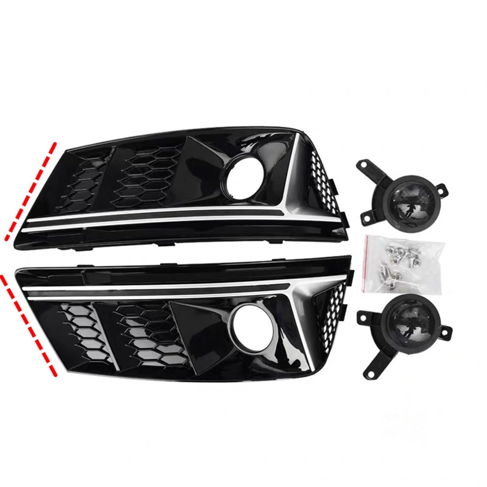 Autoteile KüHlergrill Auto-Frontstoßstangengrill Nebelscheinwerfergitter Mit ACC Für A4 S-Line B9 2017–2018 Gitter(No sline A) von CIATRE