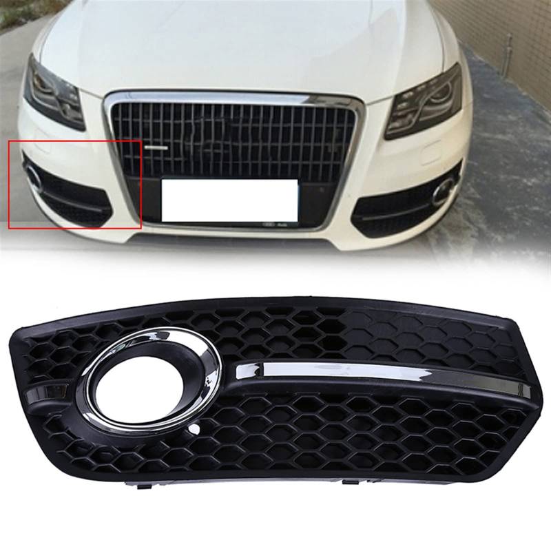 Autoteile KüHlergrill Auto Nebelscheinwerfer Abdeckung Unterer Stoßstangengrill Für Q5(8R) MK1 2008-2012 Gitter(1 Pc Right) von CIATRE