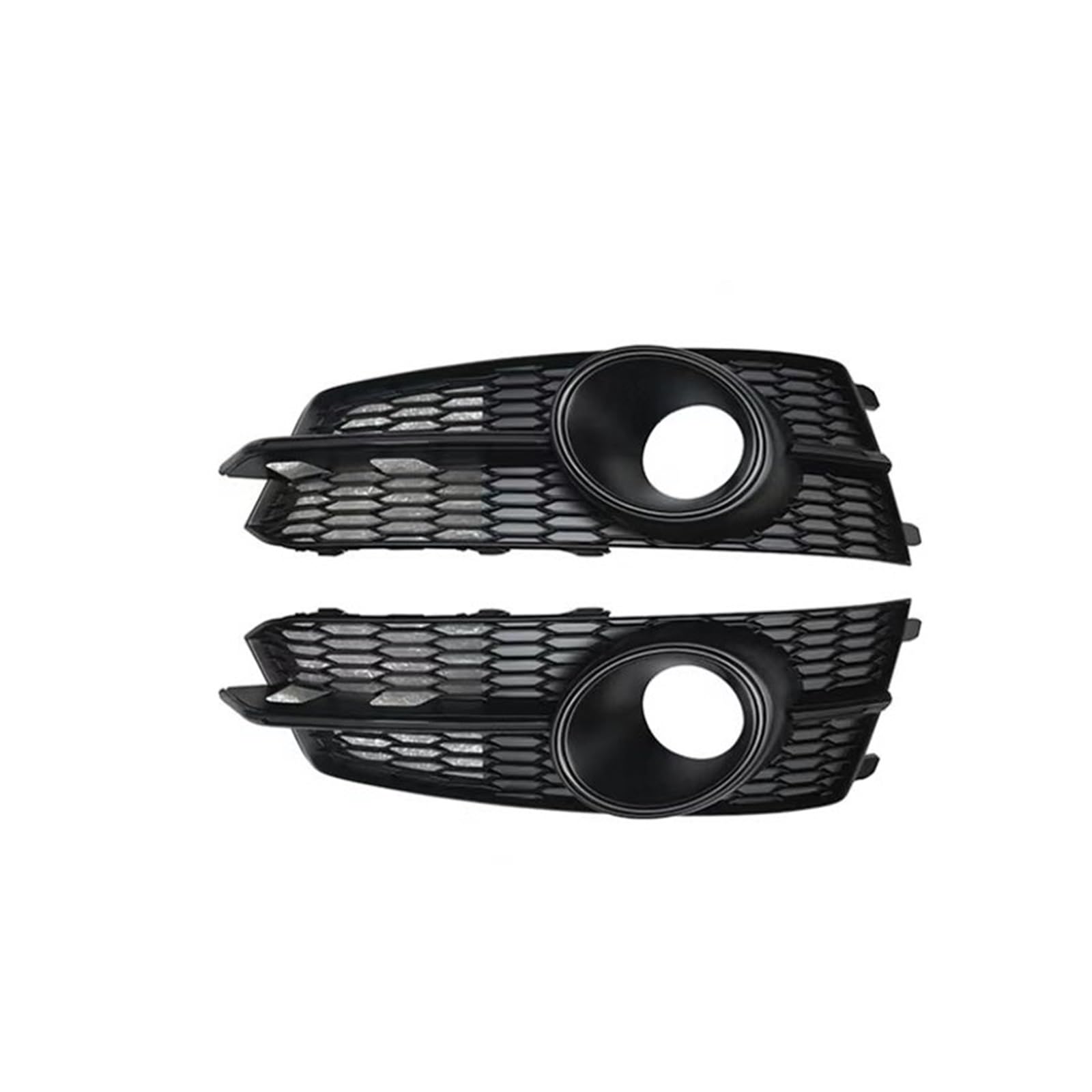 Autoteile KüHlergrill Stoßstange Nebelscheinwerfer Grille Für A6 S6 2016-2018 Auto Front Mesh Racing Grille Mit ACC Gitter(Schwarz) von CIATRE