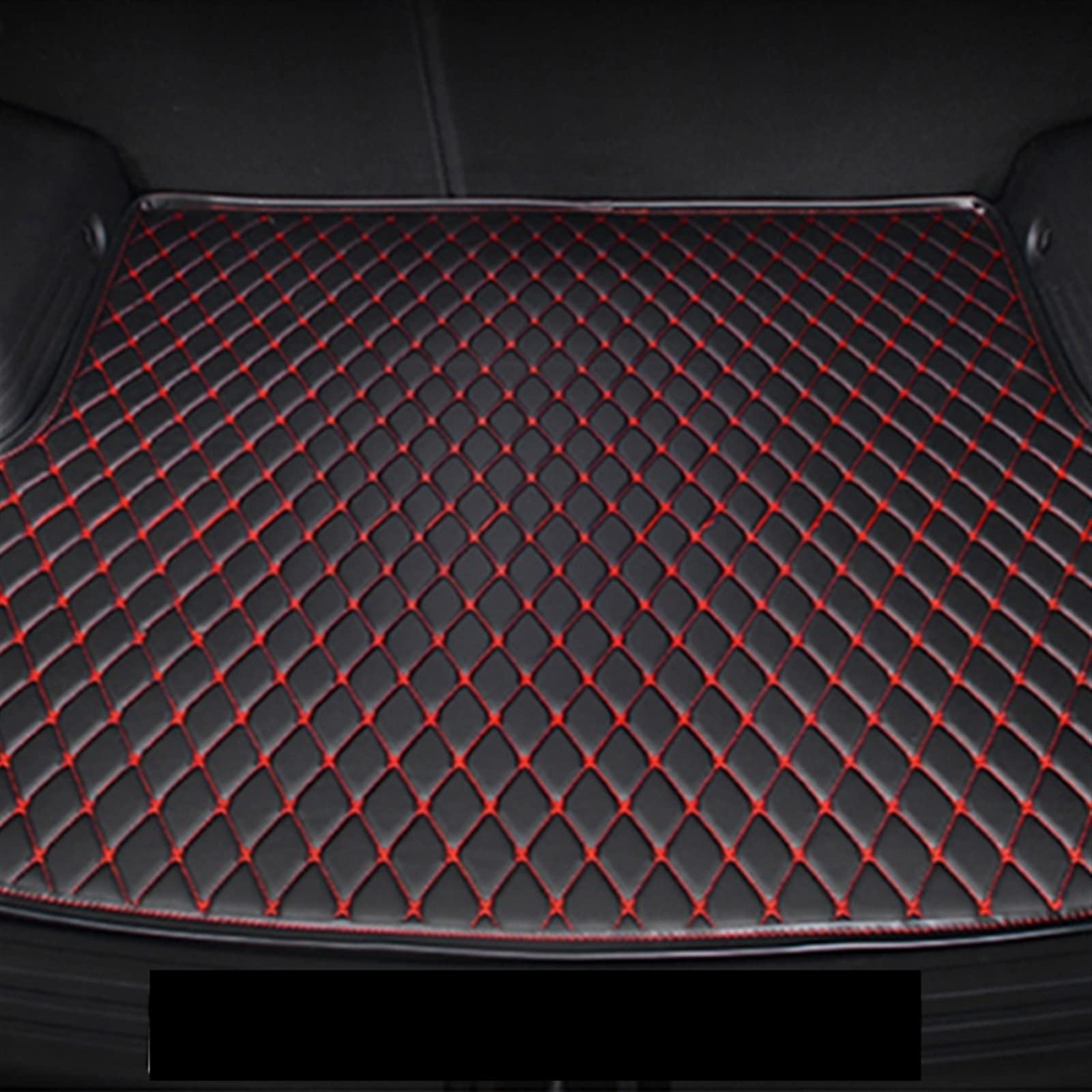 wasserdichte Kofferraumwanne Kofferraummatte Für A7 2012-2018 Cargo Liner Teppich Innenausstattung Abdeckung Staubdicht Matte(Schwarz Rot) von CIATRE