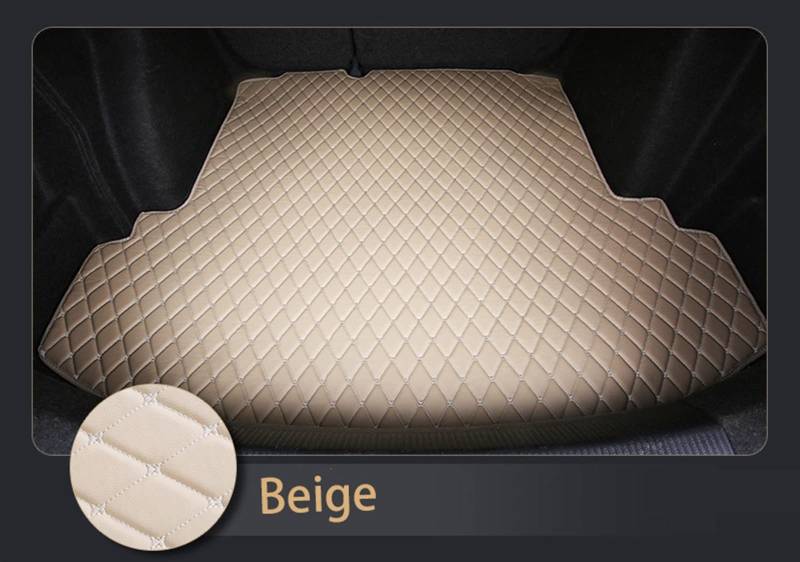 wasserdichte Kofferraumwanne Kofferraummatte für A6 Kombi 2007-2018 Cargo Liner Teppich Innenausstattung Abdeckung Staubdicht Matte(Beige) von CIATRE