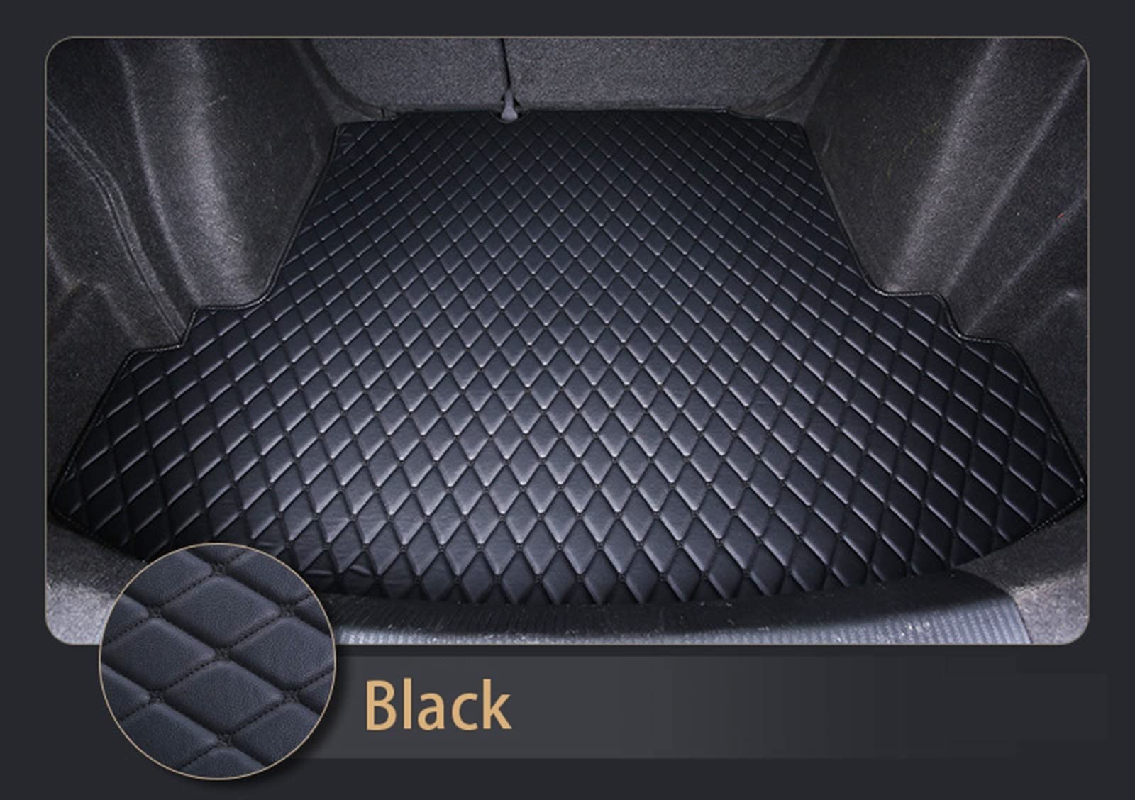 wasserdichte Kofferraumwanne Kofferraummatte für A6 Kombi 2007-2018 Cargo Liner Teppich Innenausstattung Abdeckung Staubdicht Matte(Schwarz) von CIATRE