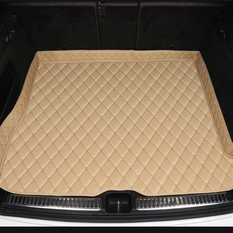 wasserdichte Kofferraumwanne Kofferraummatten Für Q7 7 Seat 2016-2022 Autozubehör Autowaren Innendetails Staubdicht Matte(Beige) von CIATRE