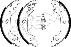 CIFAM 153-080 Bremsbacken und Zubehör von CIFAM