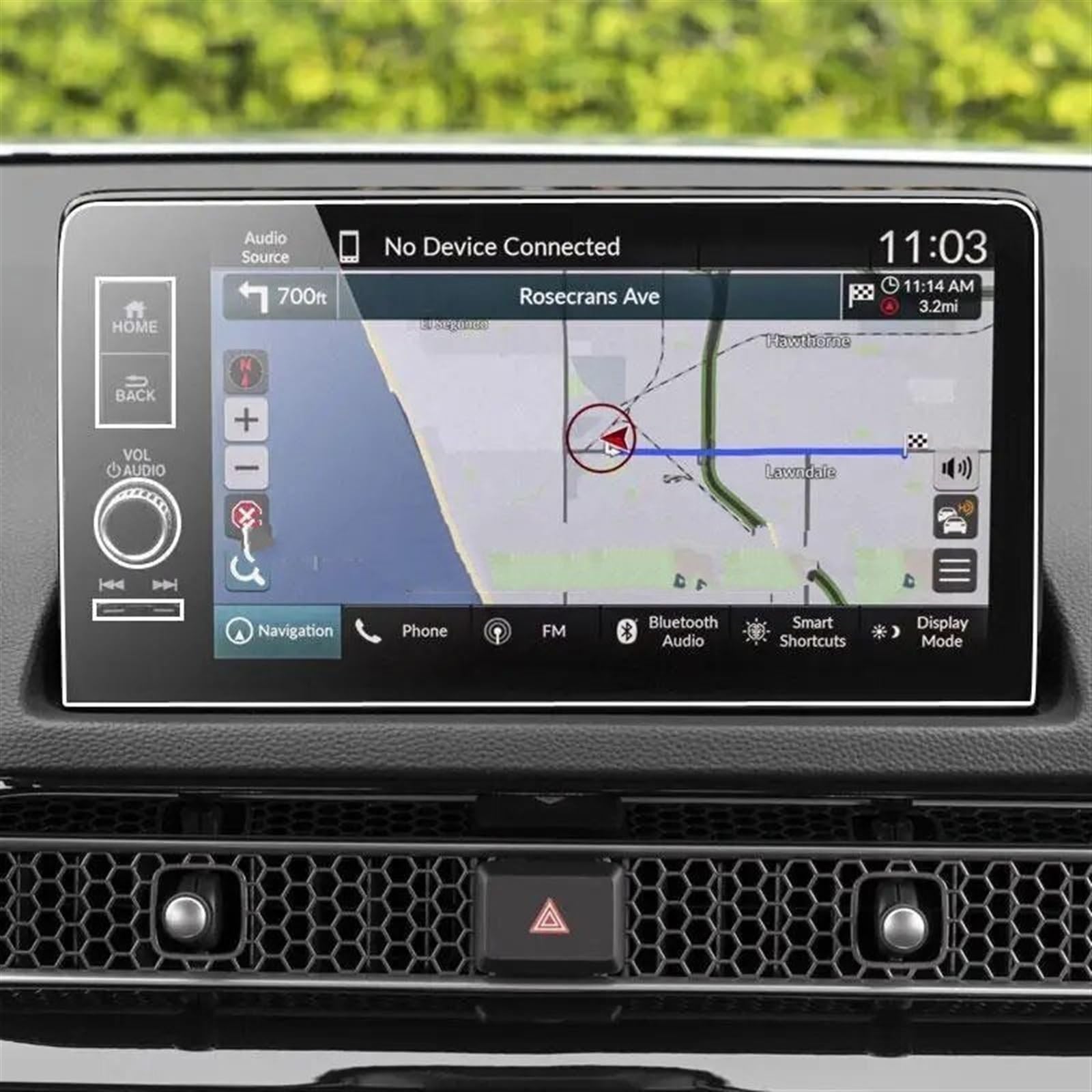 CIJFRNAKL Auto-Navigationsfilm Für Civic CR-V Auto 2022 2023 Auto Multimedia Protector LCD Navigation Display-schutzfolie(0) von CIJFRNAKL